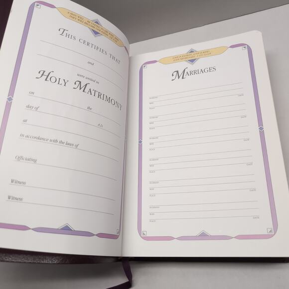 Life Application Study Bible NIV Zondervan Burgandy Bonded Leather Gold Gilt - Picture 9 of 13